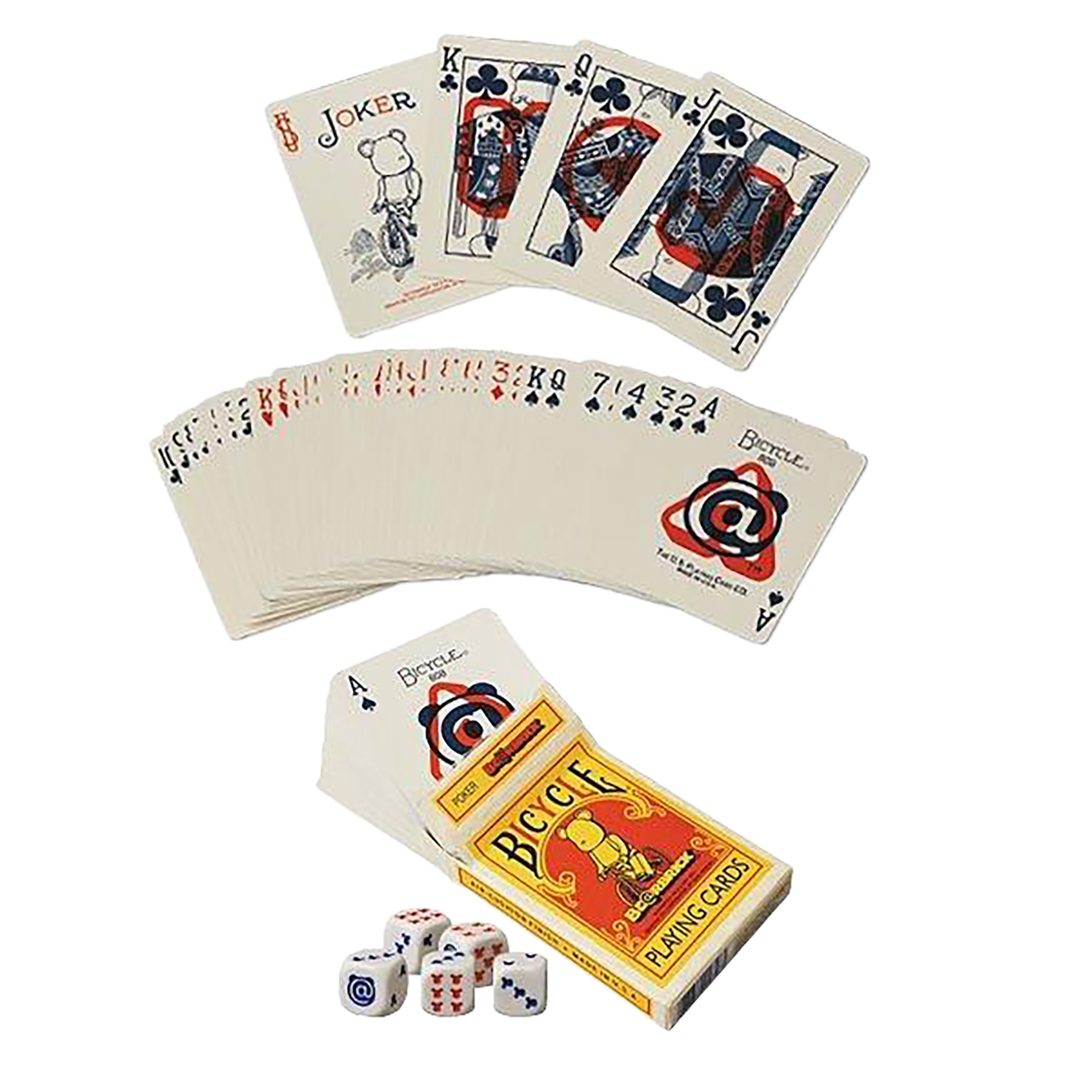 BE@RBRICK BICYCLE PLAYING CARDS POKER SET | MEDICOM TOY OFFICIAL STORE